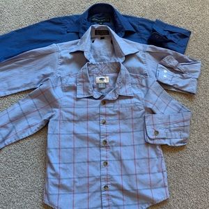 4t long sleeve button down boys shirts